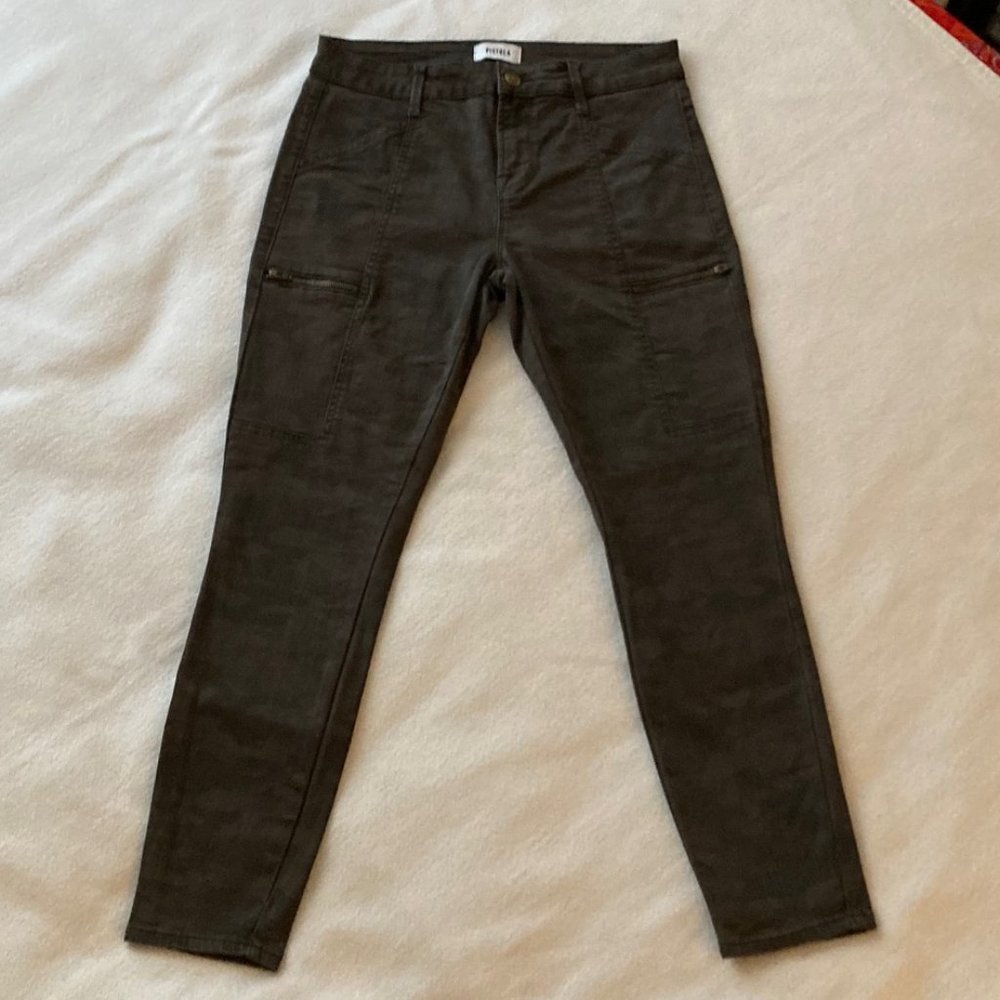 Pistola cargo skinny jean brown camo